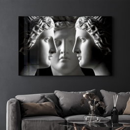 Wallity Pintura Decorativa de Vidrio Templado 70 x 110 cm
